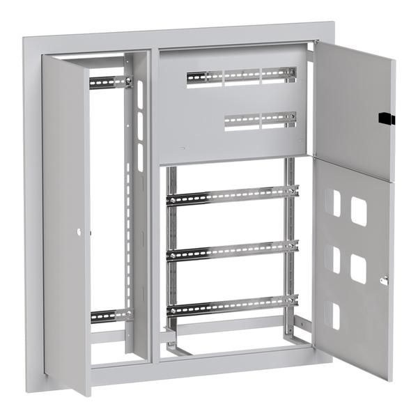 Щит этажный 5кв. слаботочка слева (1000х950х160) Basic EKF mb28-v-5z