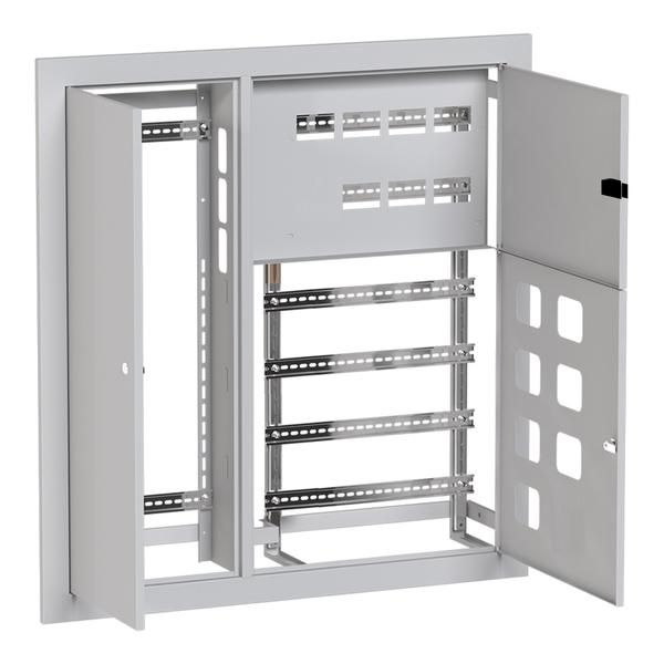 Щит этажный 7кв. слаботочка слева (1000х950х160) Basic EKF mb28-v-7z