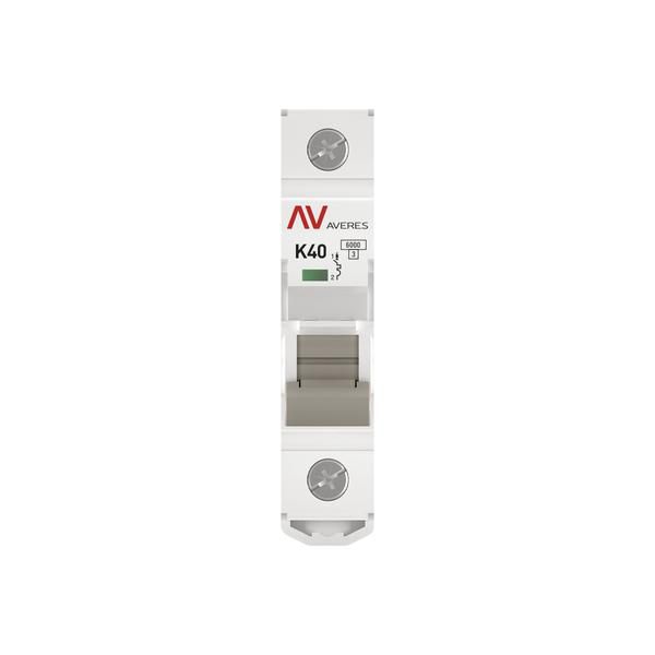 Выключатель автоматический модульный 1п K 40А 6кА AV-6 AVERES EKF mcb6-1-40K-av
