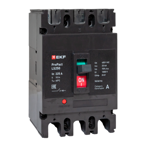 Выключатель автоматический 3п 225А 25кА LS250 ProPact EKF mccb-250-25-3-225-ls