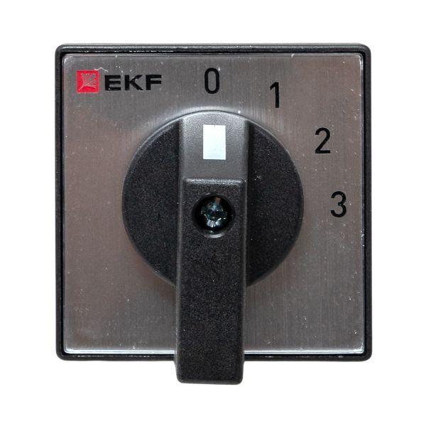 Переключатель кулачковый ПК-1-101 1п 10А "0-1-2-3" EKF pk-1-101-10
