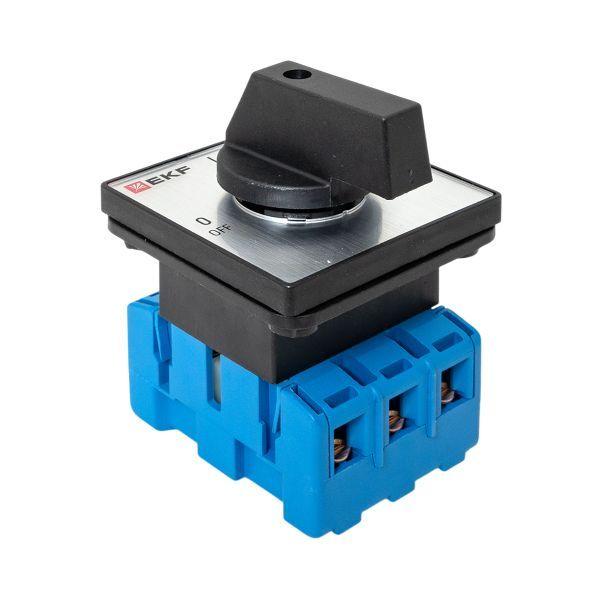 Переключатель кулачковый ПК-2-13 3П 63А "ВКЛ-ВЫКЛ" EKF pk-2-13-63