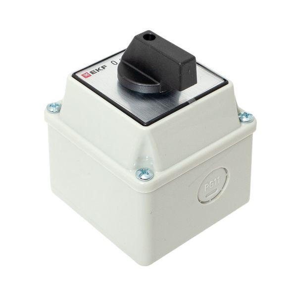 Переключатель кулачковый ПК-3-13 3П 25А "ВКЛ-ВЫКЛ" IP54 EKF pk-3-13-25