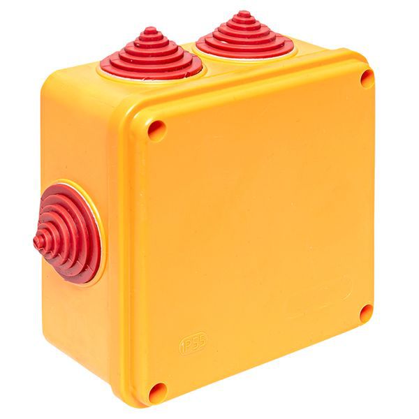 Коробка огнестойкая E90 100х100х50мм 6п с клеммником 1.5-10кв.мм IP55 EKF plc-kmrf-100-6-10