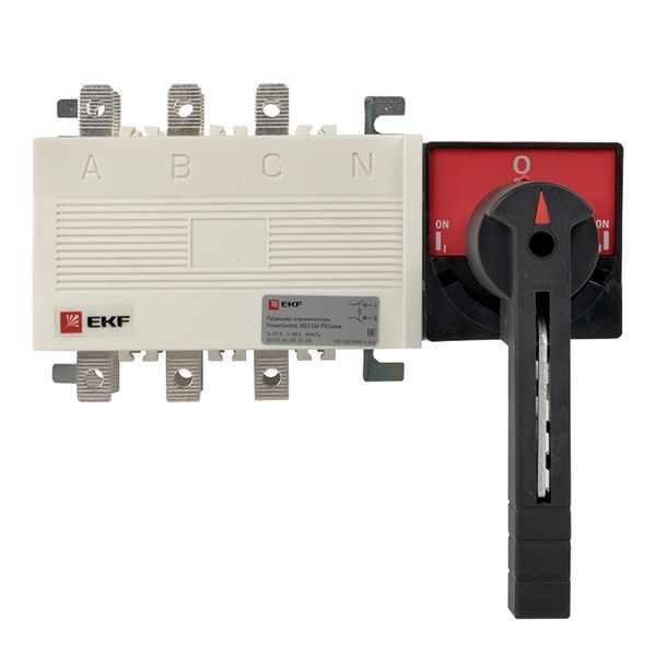 Рубильник-переключатель 3п 100А с рукояткой управления для прямой установки PowerSwitch PROxima EKF 