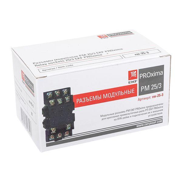 Разъем модульный РМ 25/3 EKF rm-25-3