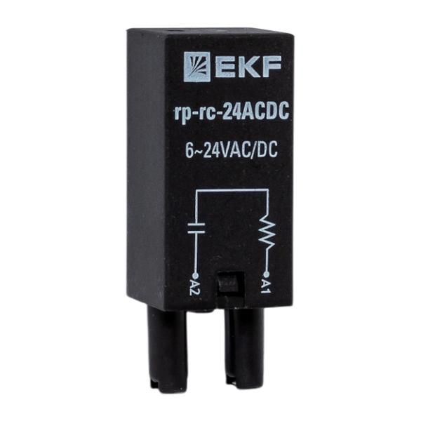 Модуль защитный RC 6-24В AC/DC для промежуточных реле RP AVERES EKF rp-rc-24ACDC