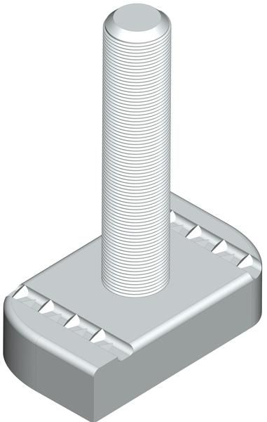 Болт STRUT 10х60 TDZ EKF stb10x60-TDZ