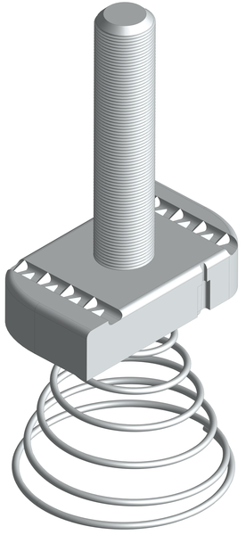 Болт STRUT 12х30 с конусной пружиной TDZ EKF stbkp12x30-TDZ