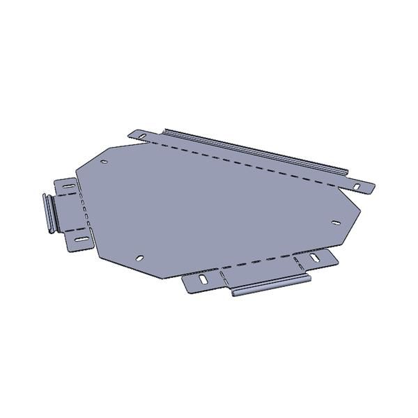 Ответвитель Т-образный 100х100мм плоский EKF t10010007-FL