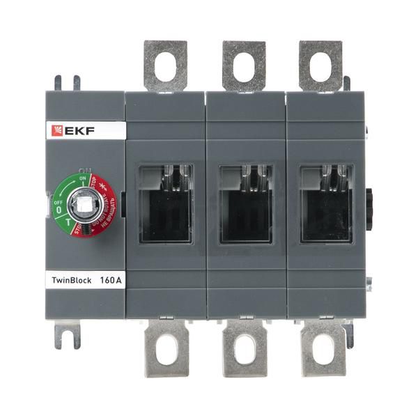 Рубильник 3п 160А без рукоятки управления TwinBlock PROxima EKF tb-s-160-3p