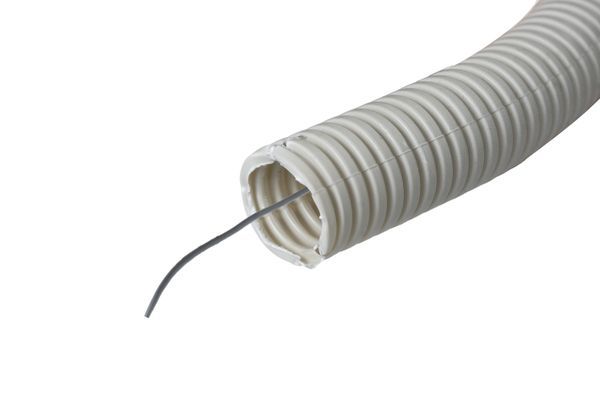 Труба гофрированная ПВХ d16мм с протяжкой (уп.10м) Plast PROxima EKF tg-z-16-10m