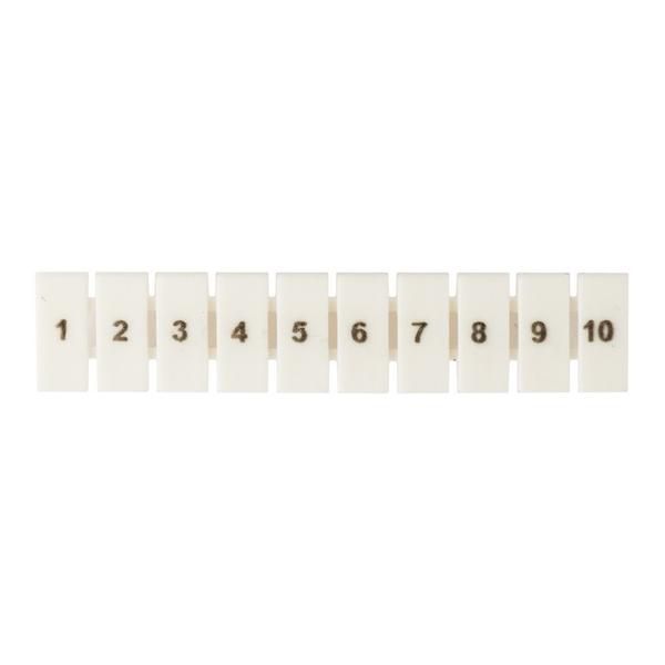 Маркеры для UT/ST/Push-in 4 с нумерацией 1-10 (уп.100шт) EKF zb-st-4-1-10