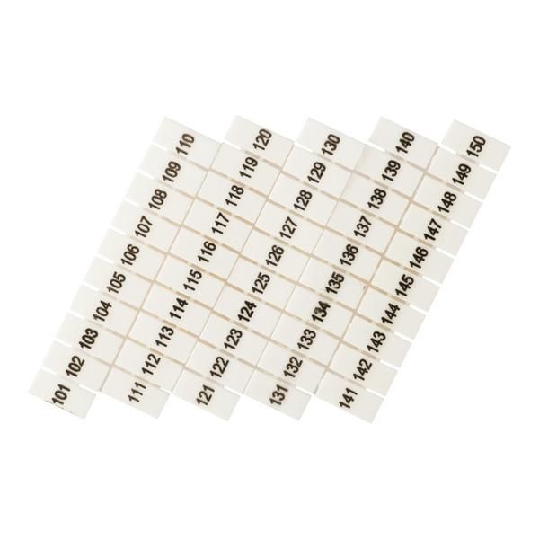 Маркеры для UT/ST/Push-in 4 с нумерацией 100-150 (уп.100шт) EKF zb-st-4-100-150