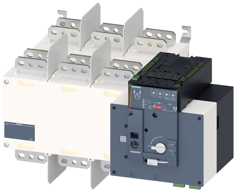 Переключатель нагрузки автоматич. (ATSE) Ue: AC 415В Ith: 2000A 3-P 50/60Гц Siemens 3KC83560JA220GA3