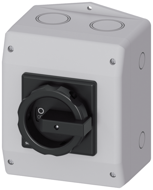 Выключатель 3п IU=63 P/AC-23А AT 400В=22кВт Siemens 3LD25650TB51
