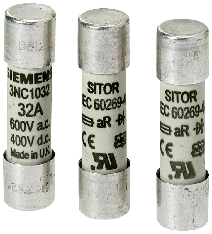 Вставка плавкая цилиндрическая SITOR 20А 690В 14х51 с бойком Siemens 3NC14205
