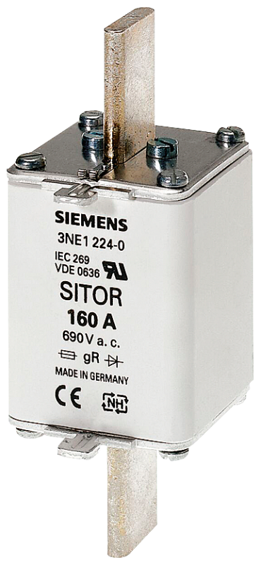 Вставка плавкая DIN 43620 250А AC 690В Siemens 3NE12270