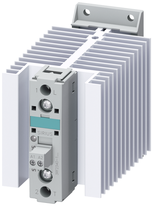 Реле полупроводниковое 3RF2 AC51 40А 40град.C 200-600В/4-30В DC винтовые контакты блокирующее напряжение 1200В Siemens 3RF23401AA45