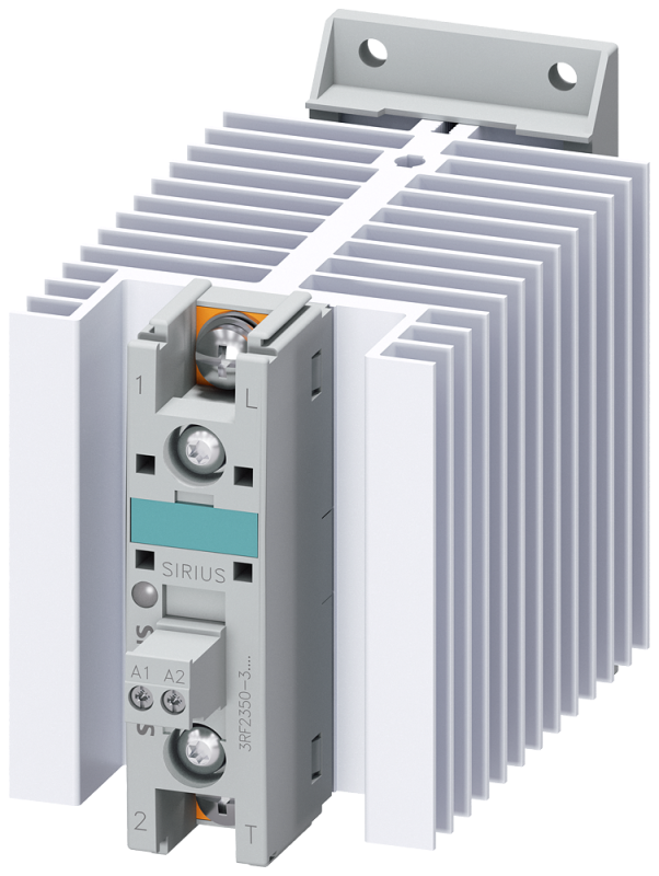 Реле полупроводниковое 3RF2 AC51 50А 40град.C 48-460В/4-30В DC кольцевое подключение кабеля Siemens 3RF23503AA44
