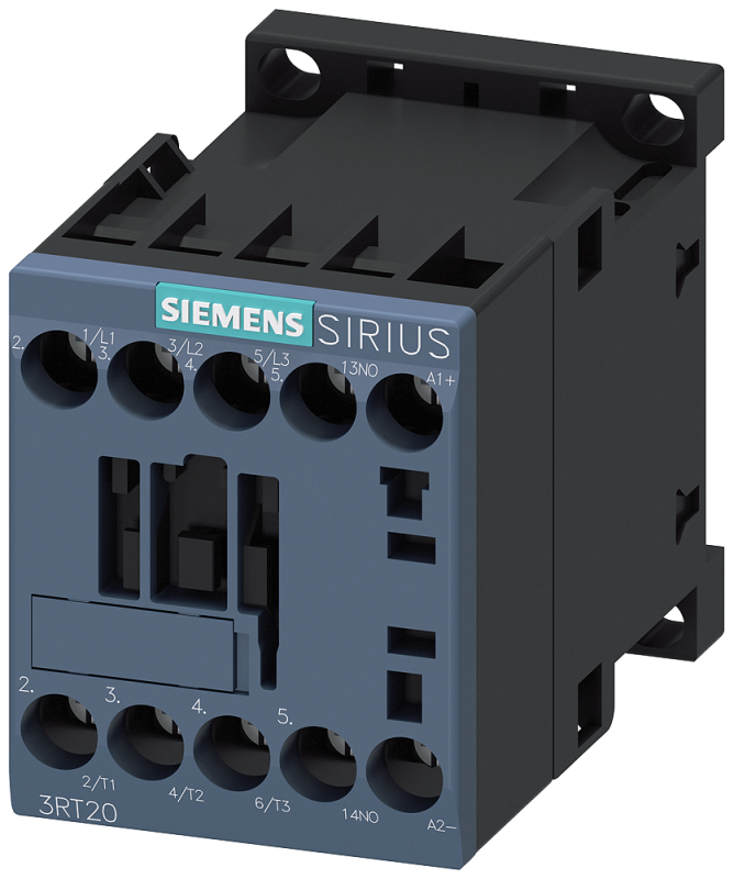 Контактор 3п 1НО 4кВт AC-3 400В типоразмер S00 Siemens 3RT20161BB41