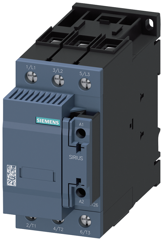 Контактор AC-6В 50кВАр/400В 2NC 230В AC 50Гц 3п типоразмер S2 винтовые клеммы Siemens 3RT26361AP05