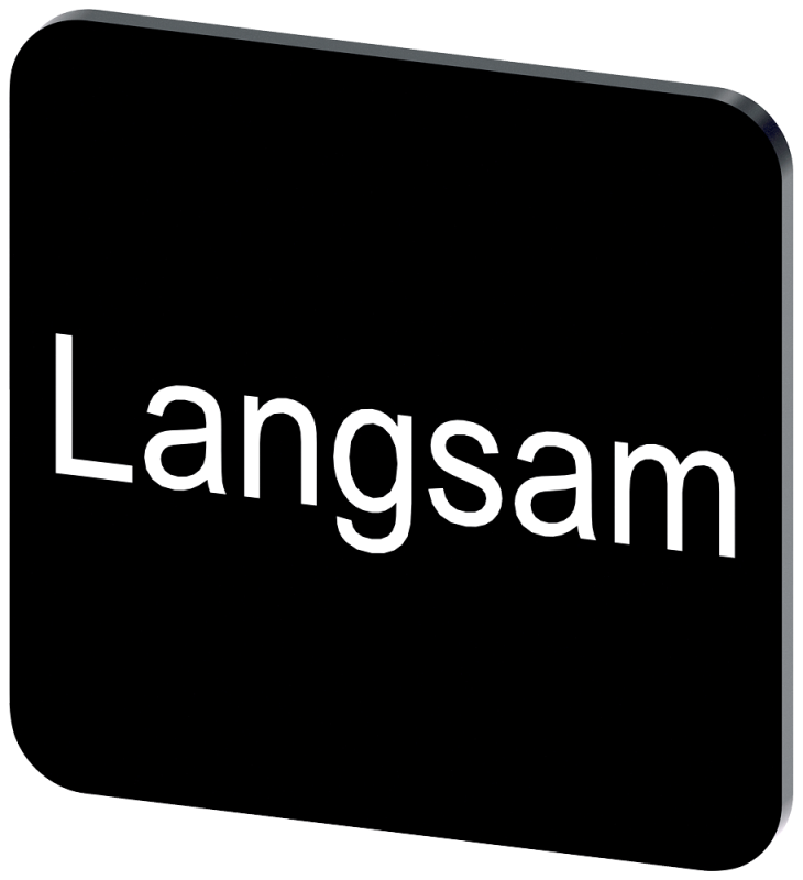 Табличка маркировочная самоклеящаяся для корпусов 22х22мм ЧЕРНАЯ LANGSAM Siemens 3SU19000AF160AN0