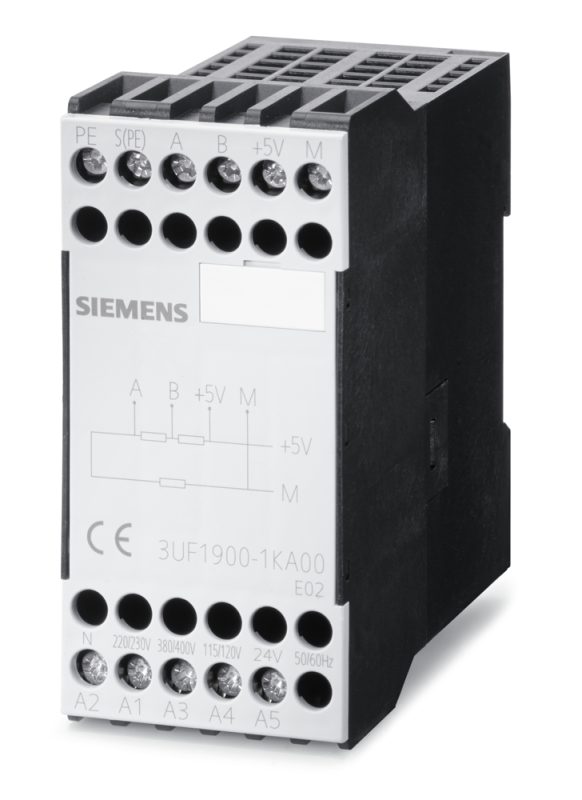 Модуль оконечный присоединения к шине для sinec l2-rs 485 и profibus rs 485 для окончания шины после последнего устройства на шине источник питания DC 24В Siemens 3UF19001KB00