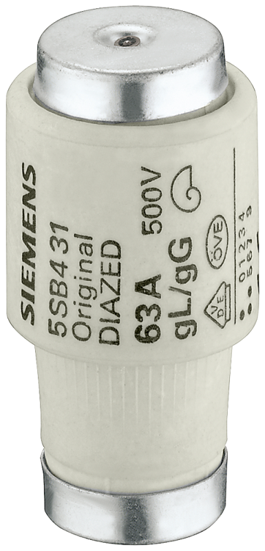 Предохранитель D тип DIII 35A gG 500В AC/440В DC Siemens 5SB4111