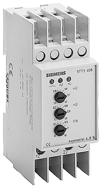 Реле напряжения N-ТИП 230/400В AC2CO 0.9/1.3+0.7/1.1 Siemens 5TT3408