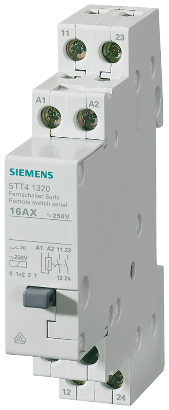 Выключатель дистанционный 2НО с последов. включением 16А 230/230В Siemens 5TT41320
