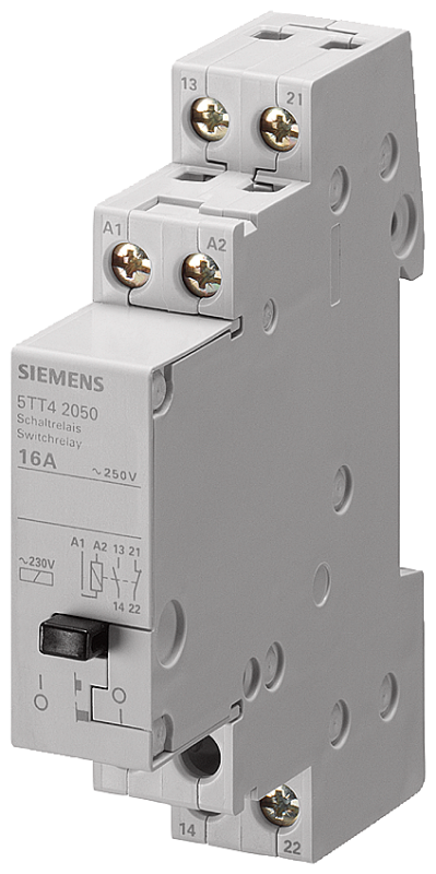 Реле N-тип НО+1 НЗ 16А 230/230В Siemens 5TT42050