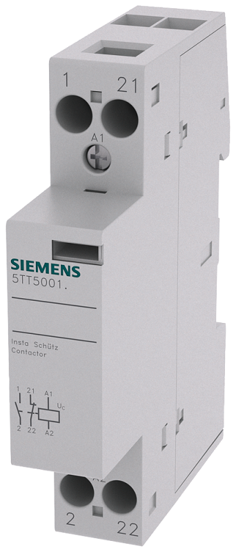 Контактор-INSTA AC 230/230В 20А 1НО 1НЗ Siemens 5TT58010