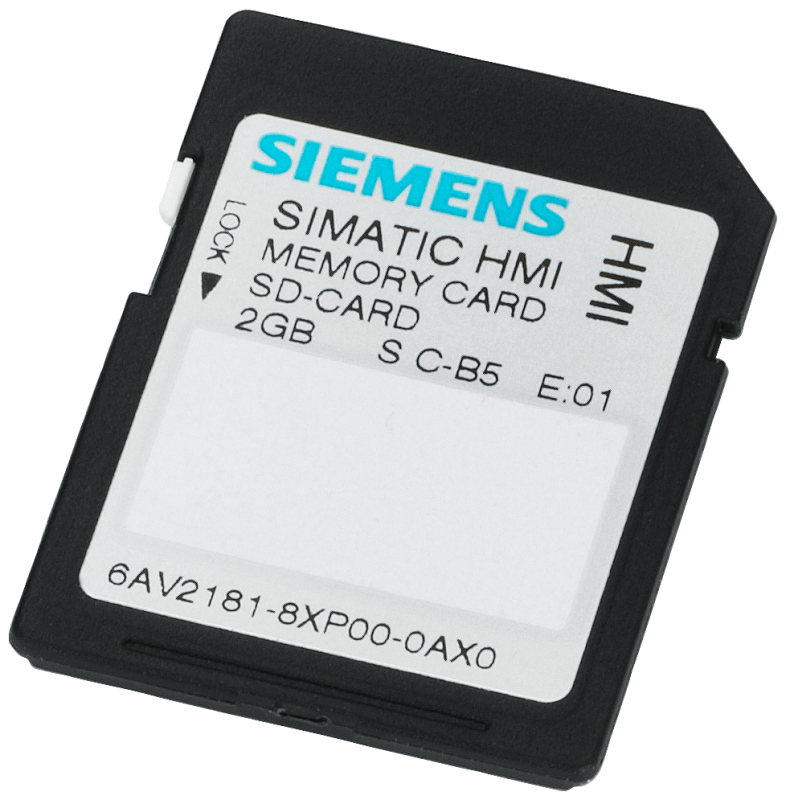 Карта памяти SIMATIC HMI SD 2Гб для панелей SIMATIC HMI серии COMFORT Siemens 6AV21818XP000AX0