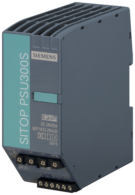 Блок питания SITOP стабилизированный 3ф PSU300S 24В/5А 400-500В выход 24В/5А Siemens 6EP14332BA20