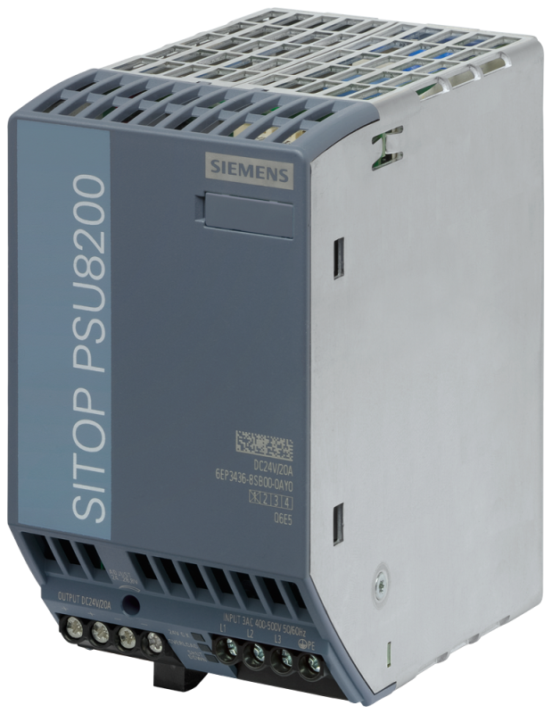Блок электропитания регулируемый вход 3 AC 400-500В выход DC 24В/20 Siemens 6EP34368SB000AY0