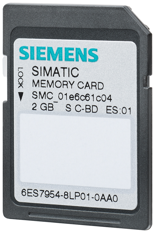 Карта памяти SIMATIC S7-1x 00 CPU 3 3В Flash 2Гбайт Siemens 6ES79548LP030AA0