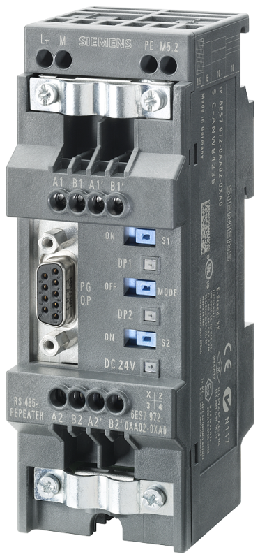 Повторитель для подкл. шинной системы PROFIBUS SIMATIC DP RS485 Siemens 6ES79720AA020XA0 Повторитель для подкл. шинной системы PROFIBUS SIMATIC DP RS485 Siemens 6ES79720AA020XA0