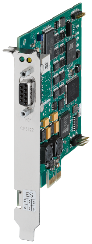 Процессор коммуникационный CP 5622 PCI EXPRESS X1 card для подключения PG или PC с PCI- EXPRESS BUS к системе PROFIBUS или MPI Siemens 6GK15622AA00