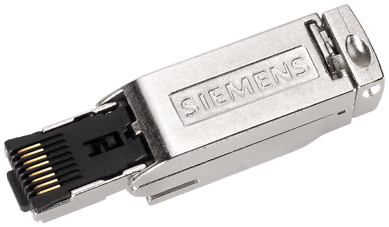 Соединитель-розетка IE FC RJ45 PLUG 180 4х2 RJ45 (10/100/1000Мбит/с) в прочном метал. корпусе метод подключ. FC для IE FC КАБЕЛЯ 4х2 (AWG24) выход кабеля под углом 180град (уп.10шт) Siemens 6GK19011BB112AB0