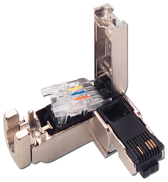Соединитель штекерный в мет. корпусе для пром. условий SIMATIC NET IE FC RJ45 90 RJ45 Siemens 6GK19011BB202AA0