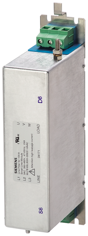 Фильтр сетевой SINAMICS для блоков питания SMART 5кВт 3ф 380-480В 50/60Гц Siemens 6SL30000HE150AA0