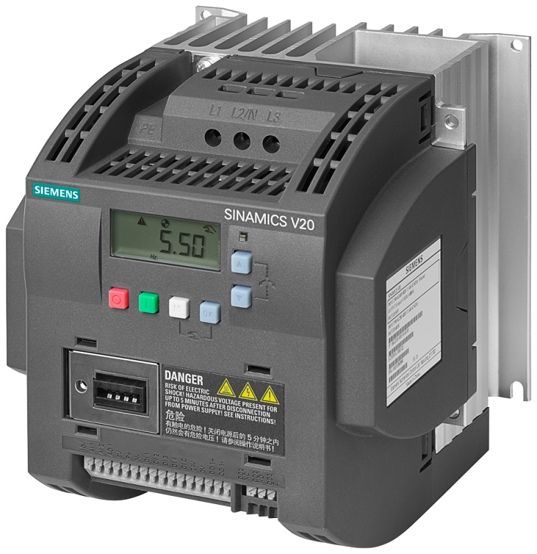Преобразователь частоты Sinamics V20 3AC 380-480В Siemens 6SL32105BE230UV0