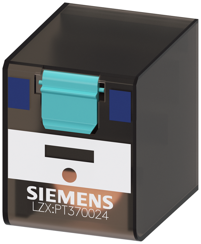 Реле втычное 3п контакта 24В DC 10А ширина 22.5мм Siemens LZX:PT370024