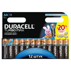 Элемент питания алкалиновый AA/LR6/MX 1500 Turbo Max BP-12 (блист.12шт) Duracell Б0002029