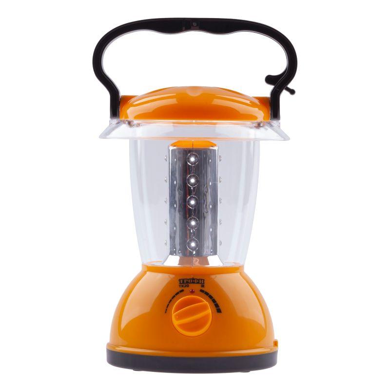 Фонарь аккумуляторный TK20 20LED аккум. 4В 2А.ч ЗУ 220В (картон. упак.) Трофи Б0019541/Б0002591