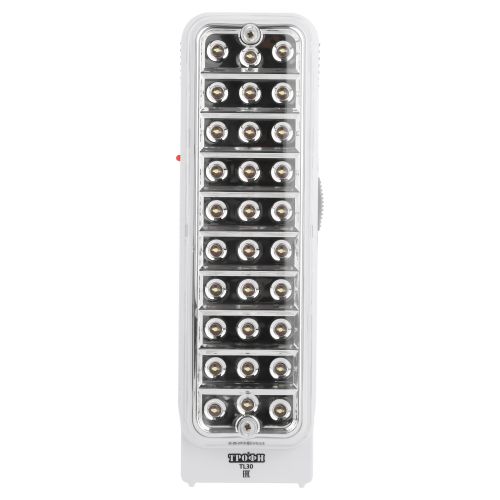 Фонарь аккумуляторный кемпинговый TL30 30LED аккум. 4В 1.5А.ч ЗУ 220В с ручкой (картон. упак.) Трофи Б0002595