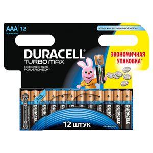 Элемент питания алкалиновый AAA/LR03 LR03-12BL Turbo (блист.12шт) Duracell Б0014857