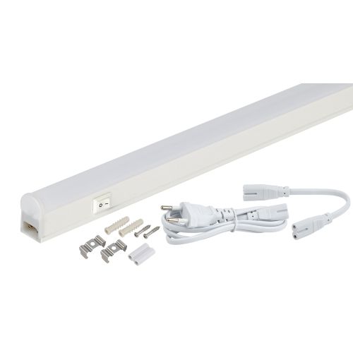 Светильник светодиодный LLED-01-08W-4000-W 8Вт 4000K L572мм линейный с выключателем Эра Б0017425