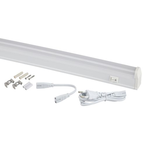 Светильник светодиодный LLED-01-12W-4000-W 12Вт 4000K L872мм линейный с выключателем Эра Б0017426